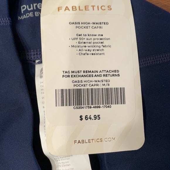 Oasis High-Wasted Pocket Capri - Picture 3 of 4